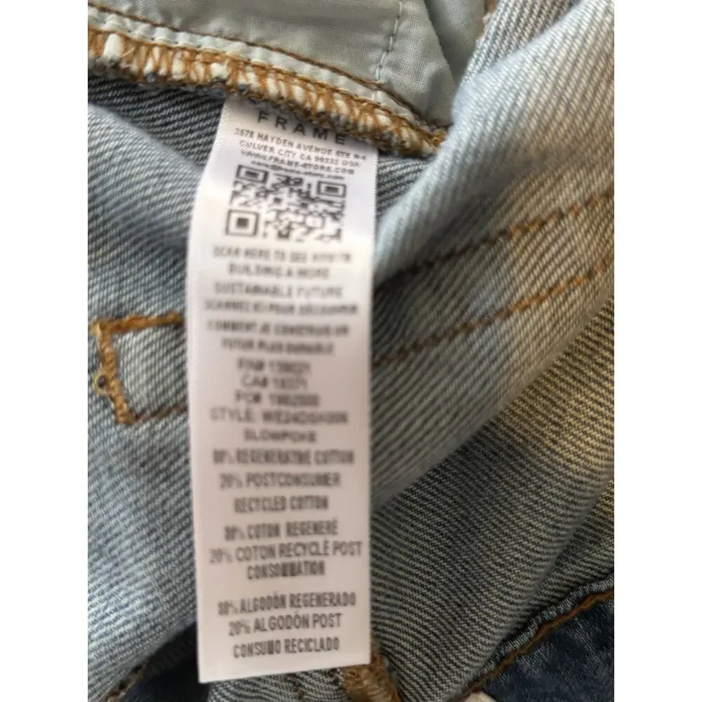 FRAME The Dorothy A-line Maxi Skirt Denim Size 29 Slowpoke $268